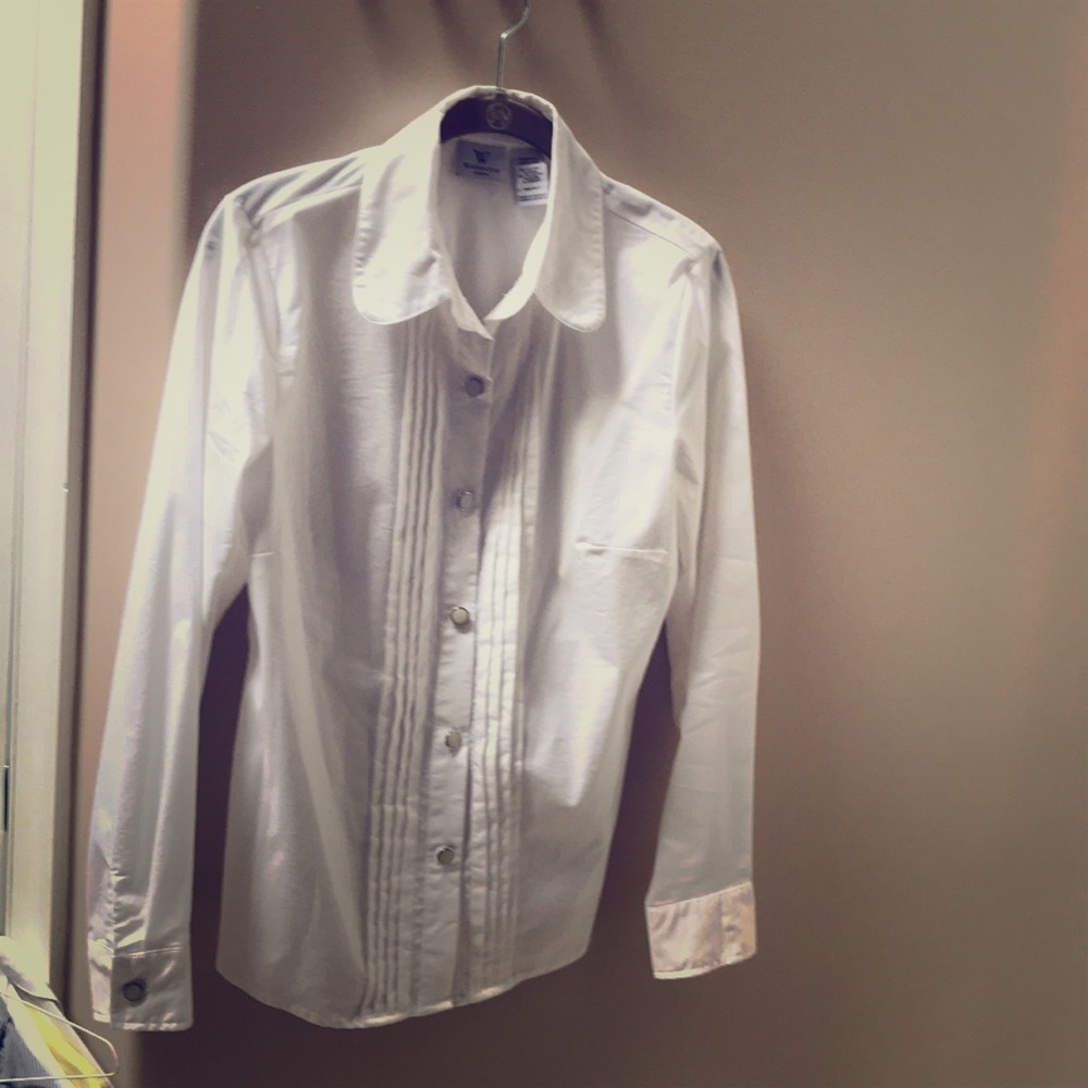 White collared shirt